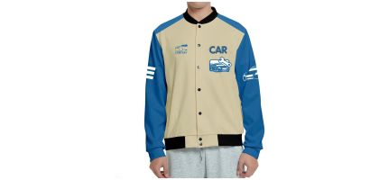 Unisex Polyester Scuba Sublimated Varsity Jacket