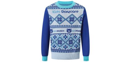 Unisex Acrylic Cotton Jacquard Sweater