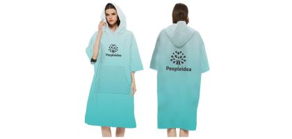 100% Microfibre Sublimation Hooded Change Towel