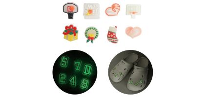 Glowing Clog Shoe Charms
