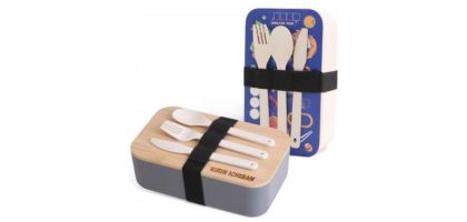 Lunch Box with Bamboo Cover
