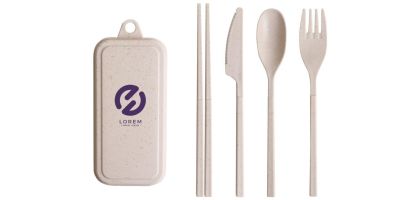 4 Pieces Travel Utensils Set