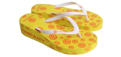 EVA Platform Talking Footprint Thongs