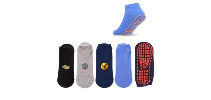 Short Gripper Cotton Socks