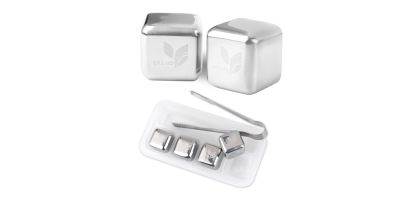Stainless Steel Ice Cube Set (4pcs)