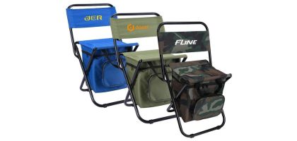 Adult Foldable Camping Chair with Cooler Bag
