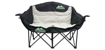 Double Foldable Portable Camping Chair
