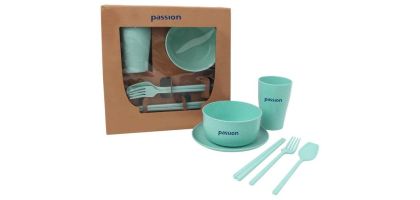 Wheat Straw Tableware Set (6 Pieces)