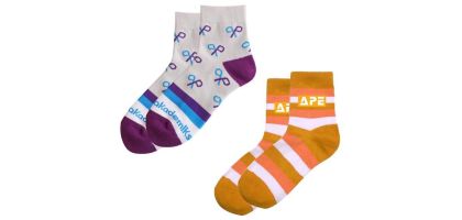 Custom Pattern Ankle Socks