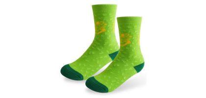 Crew Kids Custom Pattern Football Socks - With Towel bottom