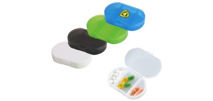 3 Compartments Pill Box