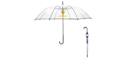 Transparent Eight-Panel Umbrella