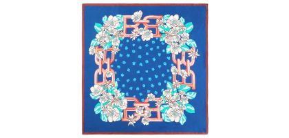 Silk Satin Chiffon Scarf