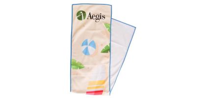 Microfibre Colour Beach Towel (30x130cm)