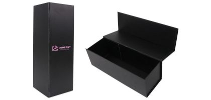 Single Bottle Foldable Magnetic Wine Box