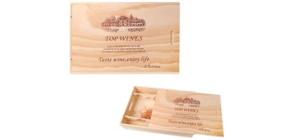 Six-pack Wooden Wine Gift Box