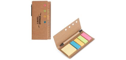 Ruler Sticky Note Pad with Pen