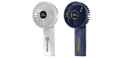 Handheld Power Bank Folding Fan