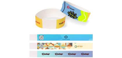 25mm Width Disposable Full Colour Tyvek Wristband