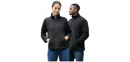 Ladies Plain Micro Fleece Jacket