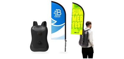 Feather Backpack Flag