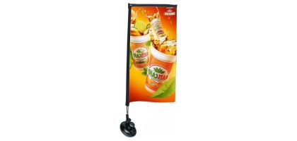 Rectangle Suction Cup Flag