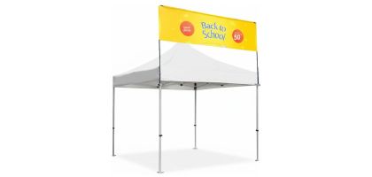 Square Tent Billboard Banner 10x10ft