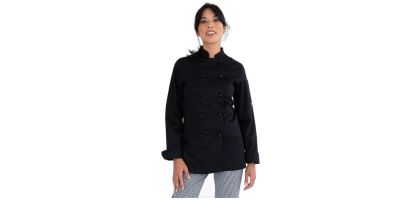 PROCHEF Womens Traditional Chef Jacket Long Sleeve