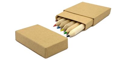 Six Mini Coloured Pencils