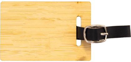 Natural Bamboo Luggage Tag