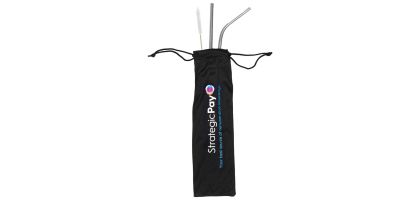 Reusable Steel Straw Set - Black