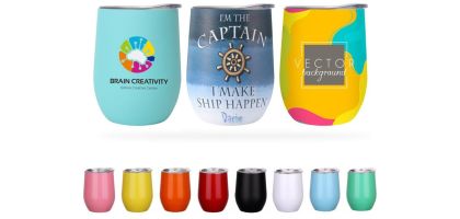 12oz Double Wall Egg Shaped Coffee Cup