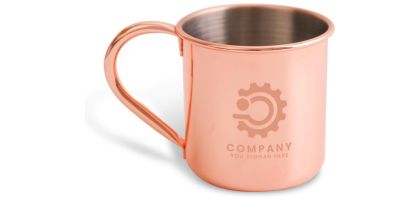 Engraved Moscow Mule Copper Mug