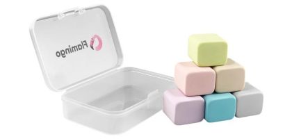 Happy Cube Rubber Eraser Set