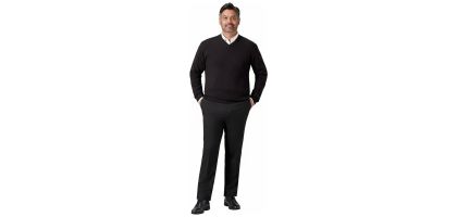 Mens Renew Slim Fit Flat Front Pant