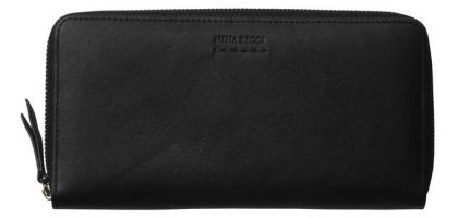 Zipped Wallet Sellier Noir