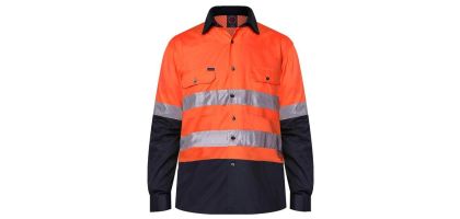 Vented Open Front L/W L/S 3M Tape