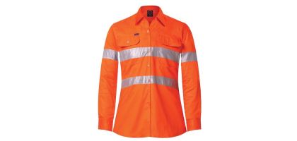 Ladies Vented Light Weight Open Front