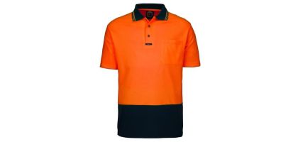 Hi Viz Short Sleeve Polo Shirt