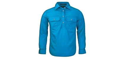 Kids Pilbara Closed Front L/S Shirt
