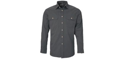 Men's Pilbara Open Front L/S Shirt