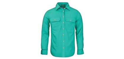 Women's Pilbara Open Front L/S Shirt