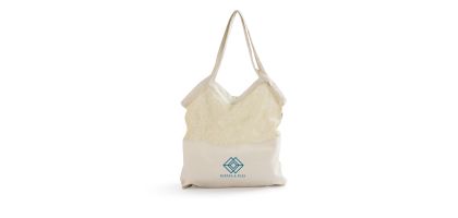 Mixed Mesh/Canvas Tote Bag