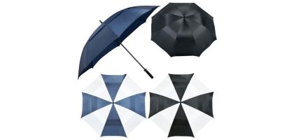 The Range Course 62inch Vented Golf Umbrella