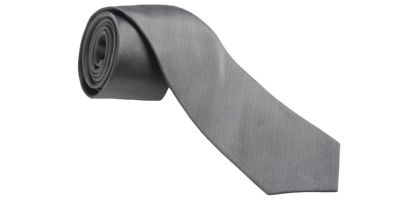 Silk Tie Costume Grey