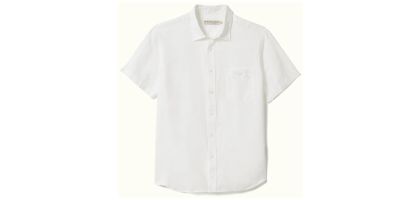 Regular Linen Short Sleeve Shirt
