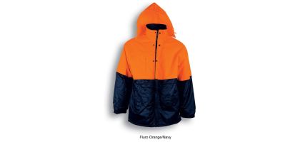 Unisex Adults Hi-Vis Polar Fleece Lined Jacket