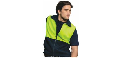 Unisex Adults Hi-Vis Polar Fleece Vest