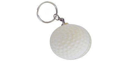 Stress Golf Ball Key Ring