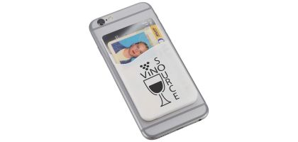 Dual Pocket Slim Silicone Phone Wallet